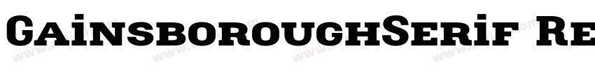 GainsboroughSerif Re字体转换